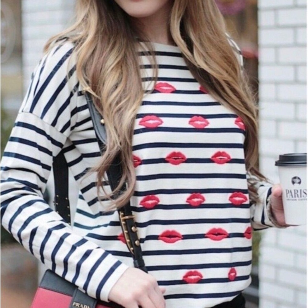 J crew embroidered cotton shirt